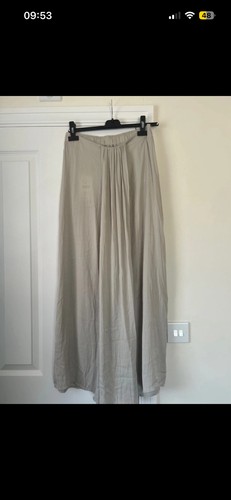 Zara grey palazzo - palazzo, trouser