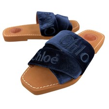 Chloe woody mule sandals - woody,