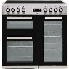 Beko KDVC90X 90cm Electric Range Cooker 5 Burners A/A Stainless Steel