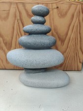 Decorative 7 Stone Effect Sculpture Garden Ornament Primus Resin Garden Decor