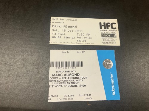 Concert gig tickets - gig,