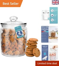 Versatile 2L Glass Jar with