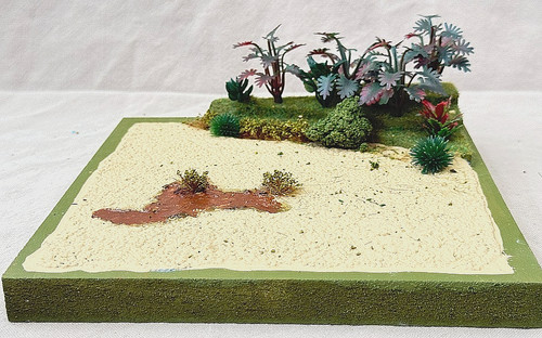 Diorama base tropical - base,