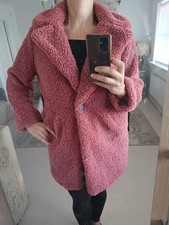NEXT  Pink/Rose Colour Teddy coat  SIZE 12