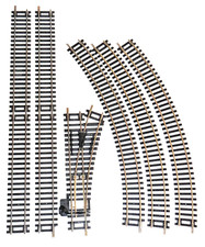 ⭐Hornby Track - x3 R605 China, x2 R601 + x1 R613 Point Austria VGC OO Gauge 00