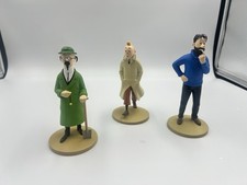 Moulinsart Tintin Bundle French Collectable Figures Le Professeur Haddock Tin