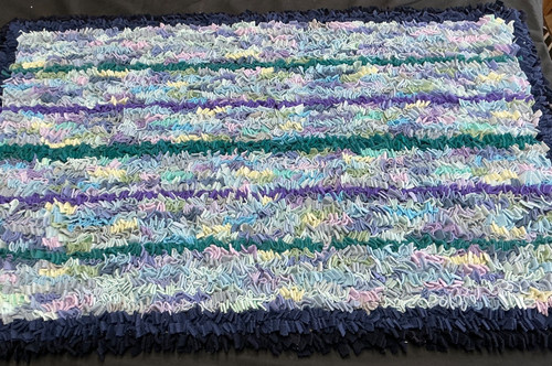 Handmade proggy proddy mat