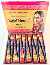 KAJAL ORGANIC  BROWN HENNA MEHNDI MEHENDI CONES TUBES TEMPORARY TATTOO BODY ART