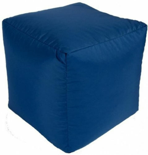 Faux leather cube beanbag fast - leather,