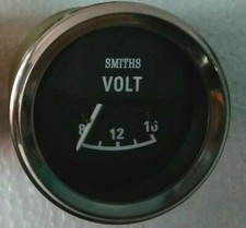 Smiths Volt Gauge chrome bezel