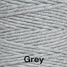 🌿Reduced! ECO Macrame Cord 3-4mm - 36 Colours Premium Single Twisted Cotton