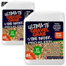 Prokleen Ultimate Gravel Grab Stone Binder Resin Glue Path Slate Bark 10L