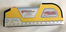 Multipurpose TechPro Laser Level Measuring Tape with Spirit Levels 10Ft / 300cm