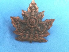 Canadian. The 123rd ( Toronto