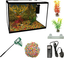 LED Glass Aquarium Fish Tank