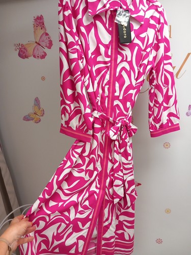Pomodoro border print fuschia - print,