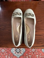 Van Dal Flat Light Green Suede