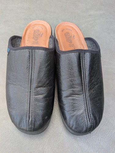 Fly flot black mule - fly, slippers
