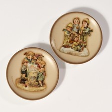 Pair Mini Goebel Hummel Plates