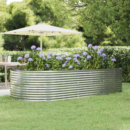 Planter galvanised steel - galvanised,