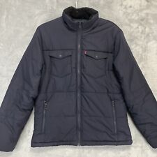 Levis Coat Anorak Wind Breaker Blue Mens Size Medium
