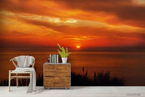 River reef sunset - river,