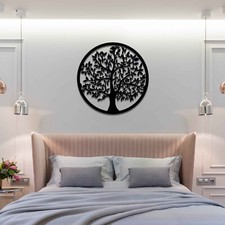 Round Wooden Tree of Life Wall