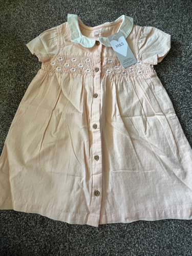 Stunning smocked peach - smocked,