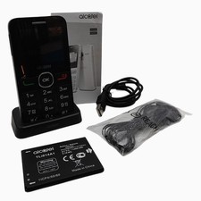 Alcatel 2008 2G Dual Sim 16MB ROM + 8MB RAM Black/Metal Silver Factory Unlocked