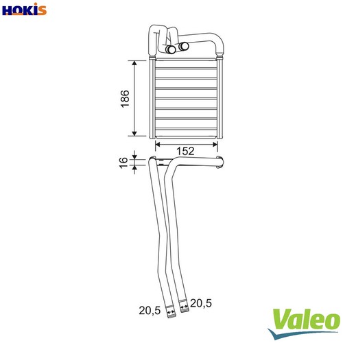 Heat exchanger interior - heat,