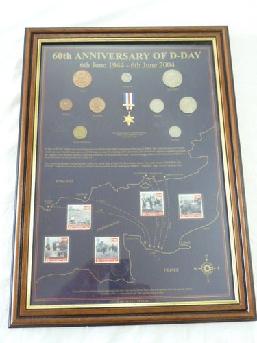 Framed display day 60th - display, d-day
