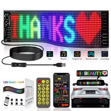 Programmable LED Car Sign