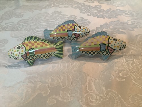 Mackenzie childs fish knobs - mackenzie,