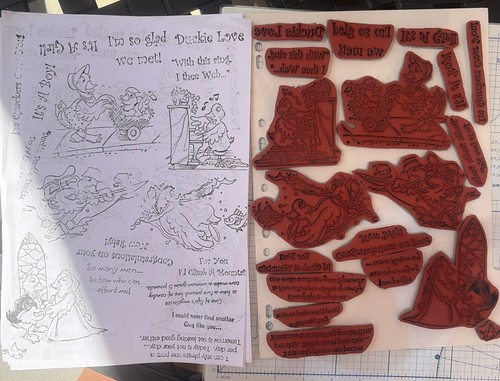 Rubber stamps ships - rubber,