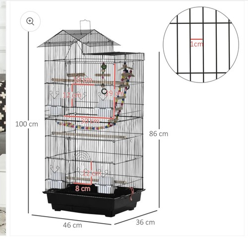 Used bird cage 100cm - bird,