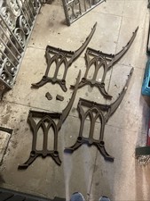 Antique Cast Iron Bench Ends (John Haywood 2 Pairs)