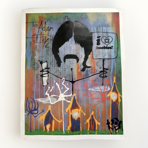 Signed blink 182 tom delonge - blink,