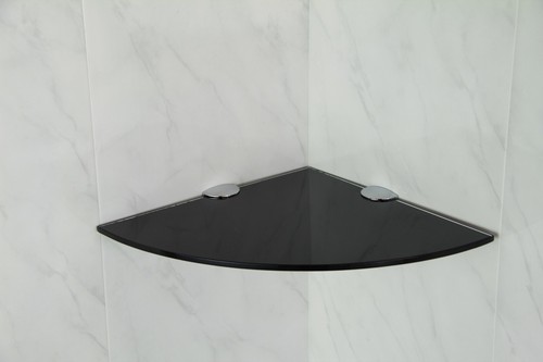Glass shelves wall mounted - wall,