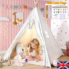 Large Children Indian Tent Teepee DIY Kids Wigwam Indoor & Outdoor Play House·UK