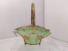 Antique Bagley Green Glass