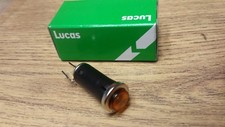 TRIUMPH TR7 T120 T140 BONNEVILLE LUCAS AMBER WARNING DASH LAMP LIGHT - 99-1207 L