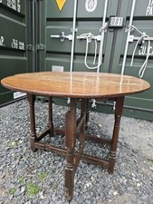 Antique Vintage Drop Leaf Oak Table