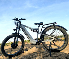 NEW 26" Fat Tyre E-Bike  Dual Motor Electric Bike 48V 17.5Ah Bicycle for Adults