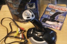 Vintage Tv Game Air Blaster joystick ABL  with 5 flight games Tested Working 