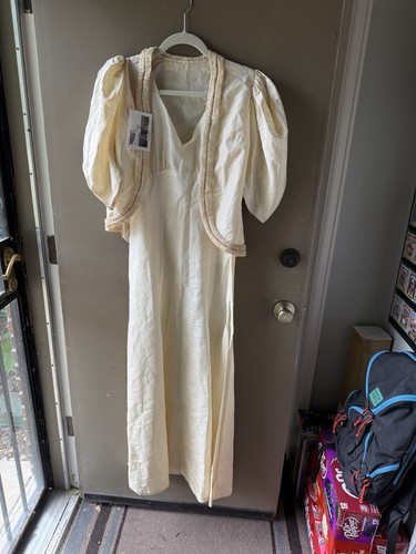 1940s wedding dress - dress, jacket