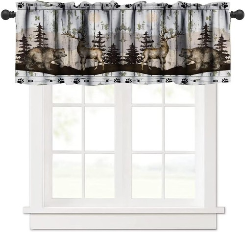 Rustic farmhouse valance - rustic,