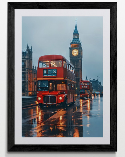 London framed canvas picture - london,