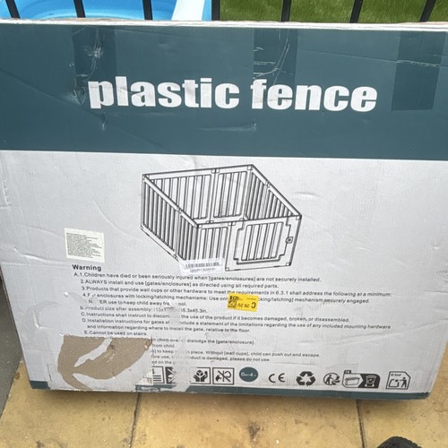 Plastic indoor pet - plastic, playpen