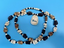 Vintage Carved Bovine Bone And