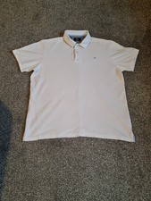 Hackett White Polo Shirt Mens